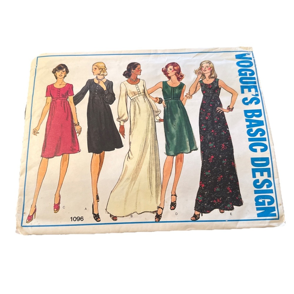 Vogue's Basic Design Dress Pattern 1096 Vintage 1… - image 2